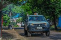 Saúde da Capital reforça o combate ao Aedes em 2 bairros com carro Fumacê