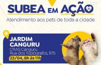 Subea leva atendimento veterinário gratuito ao Jardim Canguru amanhã