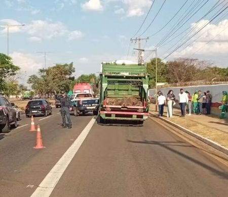 Gari morre atropelado enquanto trabalhava em avenida de Campo Grande