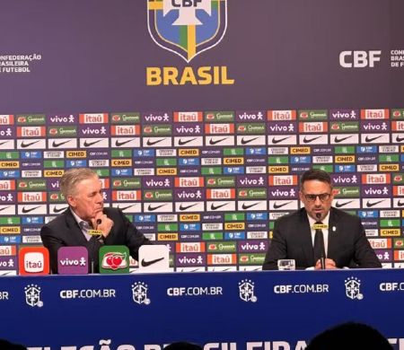 Ancelotti convoca a Seleção Brasileira para enfrentar Coreia do Sul e Japão