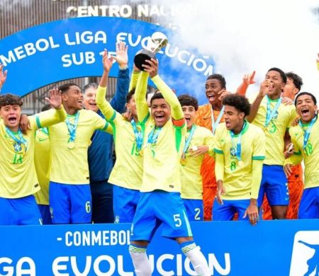 Com brilho de Bruninho Samudio, Brasil vence Argentina e é campeão no Sub-15