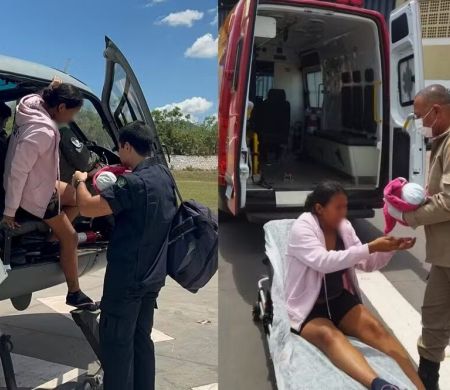 Pai faz parto por telefone e bebê nasce antes da chegada do resgate aéreo