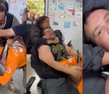 Pai agride professor por repreensão à aluna por uso de celular 