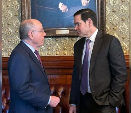 Mauro Vieira e Marco Rubio conversam sobre tarifas no Canadá