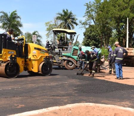 Prefeitura começa a restaurar a rotatória da Rachid Neder com Ernesto Geisel 
