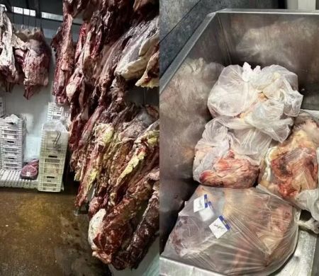 Vigilância sanitária apreende 2 toneladas de carne imprópria em supermercado&nbsp;