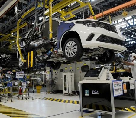 Cresceu em 3,5% a produção de veículos no ano passado&nbsp;&nbsp;