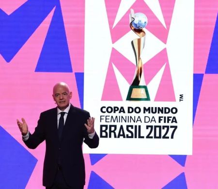 Fifa lança marca da Copa Feminina 2027 em evento no Rio de Janeiro