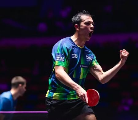 Calderano sobe para 2º do mundo e celebra melhor ranking da carreira