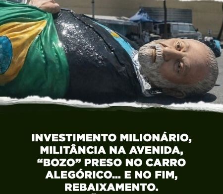 Acadêmicos de Niterói é rebaixada no Carnaval do Rio com homenagem a Lula