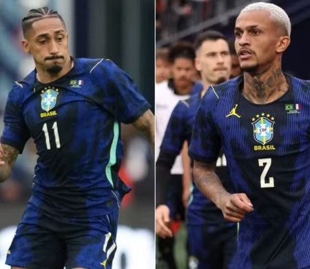 Com dores na coxa, Raphinha e Wesley são cortados da seleção brasileira