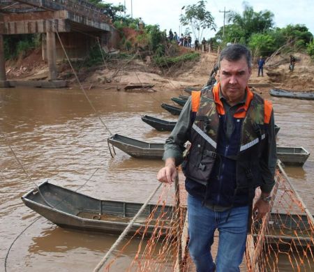 Nova ponte sobre o Rio do Peixe será construída com apoio do governo