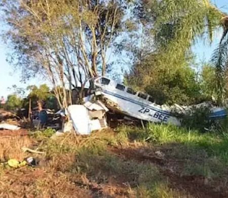 Queda de avião no PY com milhões a bordo termina em saques