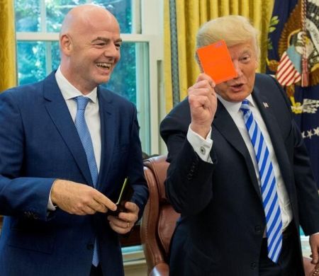 Aliado de Trump sugere a Infantino substituir Irã pela Itália na Copa do Mundo