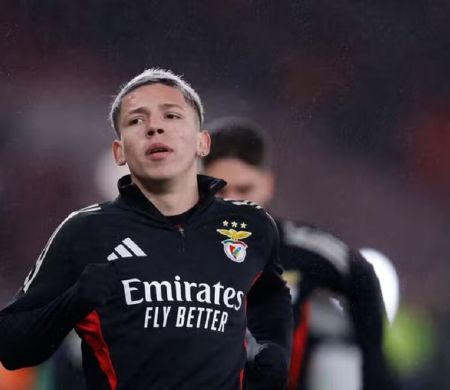 Prestianni, do Benfica, é suspenso pela Uefa por insultos a Vinícius Jr