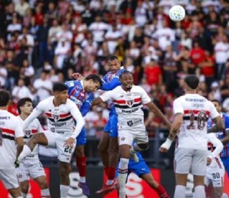 São Paulo cede empate ao Bahia no último minuto em Bragança Paulista
