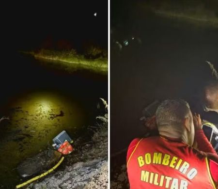 Seis pessoas morrem e uma sobrevive após carro cair em lago em GO