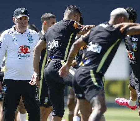 Escalação da Seleção tem novidades para amistoso contra o Egito