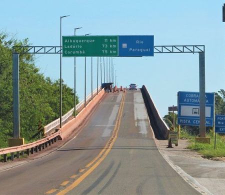 Obra altera trânsito na ponte do Rio Paraguai a partir de sexta