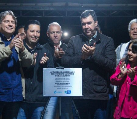 Bataguassu amplia rede de esgoto com obras e investimentos da Sanesul