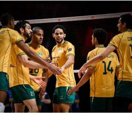 Brasil enfrenta a Eslovênia pela Liga das Nações Masculina de vôlei