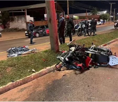 Acidente durante fuga da PM mata motociclista de 21 anos em Três Lagoas