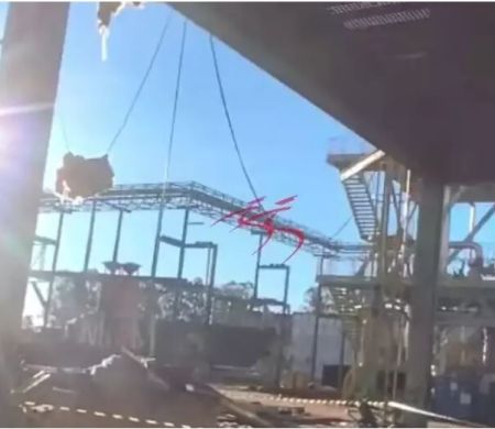 Queda durante desmonte de usina em Vista Alegre termina em morte