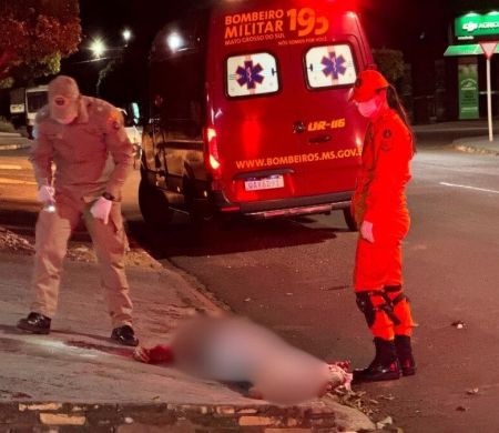 Homem é executado e jovem fica ferida após ataque a tiros em Ivinhema