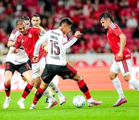 Flamengo empata com o Internacional e completa dois jogos sem vencer