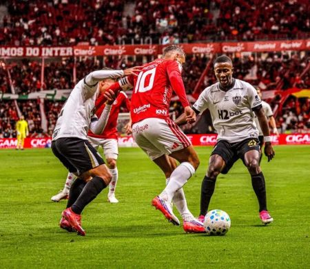 Internacional se complica ao empatar jogando no Beira Rio diante do Atlético-MG&nbsp;