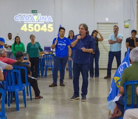 'A gente conhece a realidade dos municípios estando presente', diz Caravina