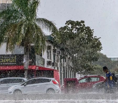 Frente fria leva chuva ao Centro-Oeste e parte do Norte do país