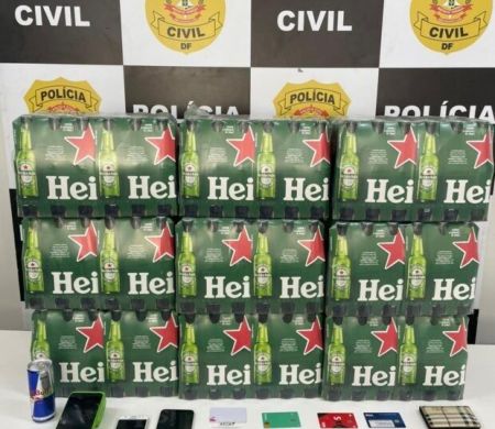 Compra de 216 garrafas de cerveja com cartões clonados termina em prisão