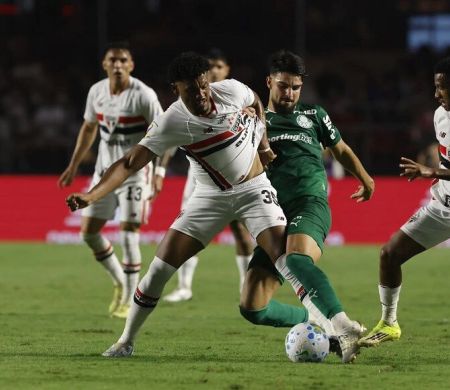Brasileirão tem seis jogos neste sábado com clássico entre Palmeiras e São Paulo
