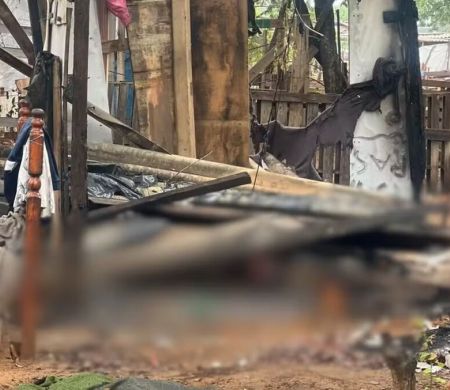 Incêndio em imóvel termina com homem carbonizado em Campo Grande