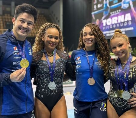 Brasil fecha Copa do Mundo de ginástica com mais cinco pódios