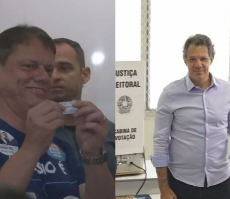 Tarcísio e Haddad votam em São Paulo no 1º turno das eleições