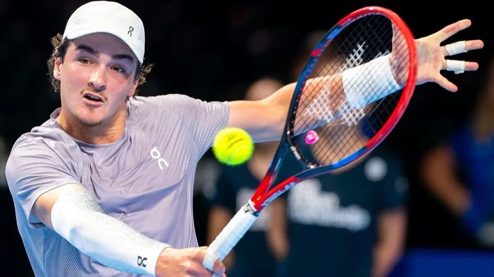João Fonseca ainda segue vivo no torneio de simples do ATP da Basileia (Joris Verwijst/BSR Agency/Getty Images)