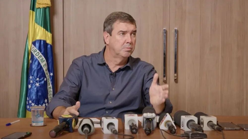 Governador Eduardo Riedel. (Foto: Reprodução)