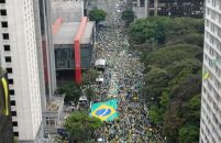 Ato em favor da democracia e contra as mazelas do STF movimenta São Paulo