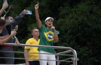 'Abençoamos Israel em nome de Jesus', diz Michelle Bolsonaro em ato na Paulista