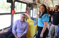 Dourados renova a frota do transporte coletivo ao entregar mais cinco ônibus