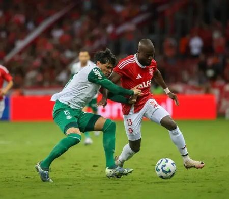 Palmeiras tira invencibilidade do Internacional no ano ao fazer 1 a 0 dentro do Beira-Rio