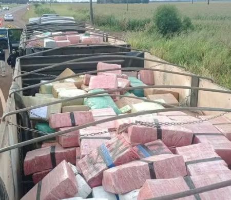 PRF apreende mais de 27 toneladas de maconha em Mato Grosso do Sul