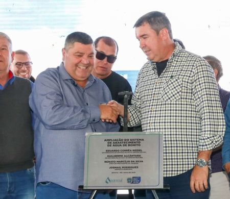 Governo entrega obras que elevam padrão do saneamento em Bonito e Dois Irmãos 