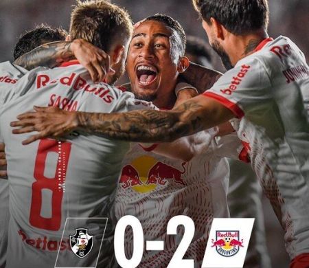 Bragantino dorme na liderança do Brasileirão ao derrotar o Vasco