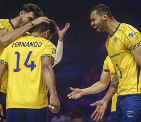 Pela Liga das Nações, Brasil enfrenta a China no vôlei masculino