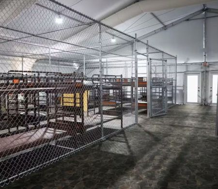 Primeiro grupo de imigrantes chega a 'Alcatraz dos jacarés', na Flórida