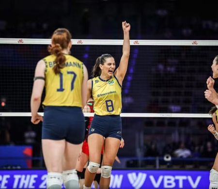 Brasil busca o título da VNL contra a Itália neste domingo 