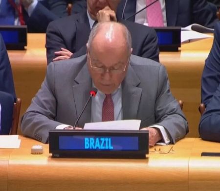Vieira cita genocídio em Gaza e pede aplicação da lei internacional